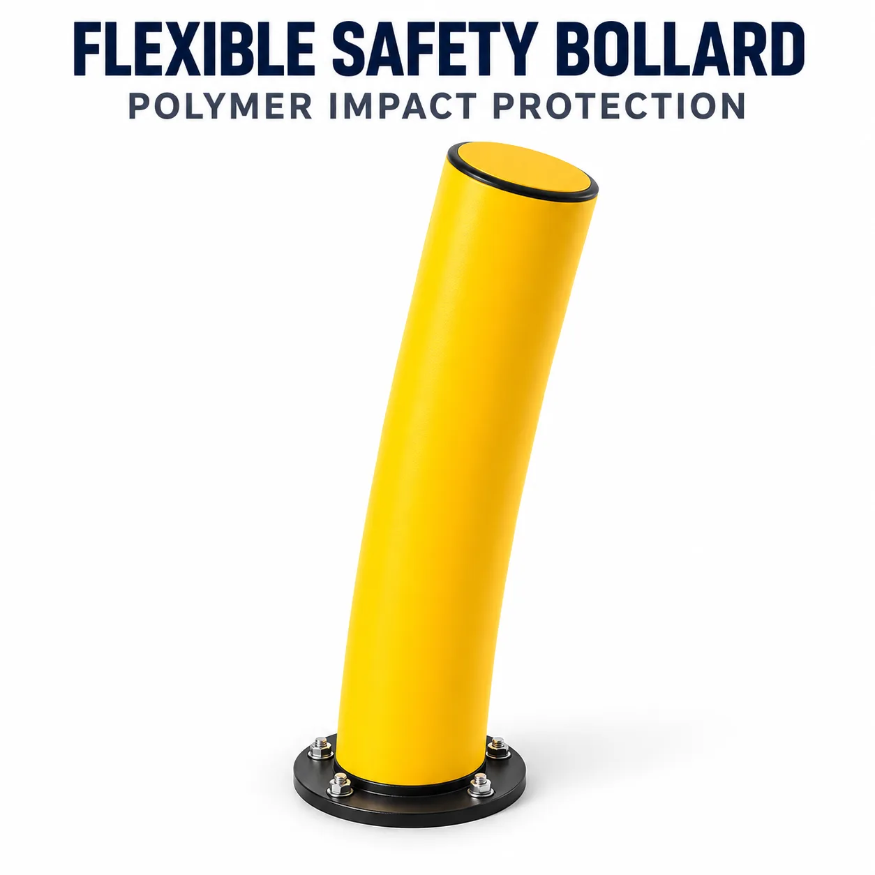 Flexible safety bollard