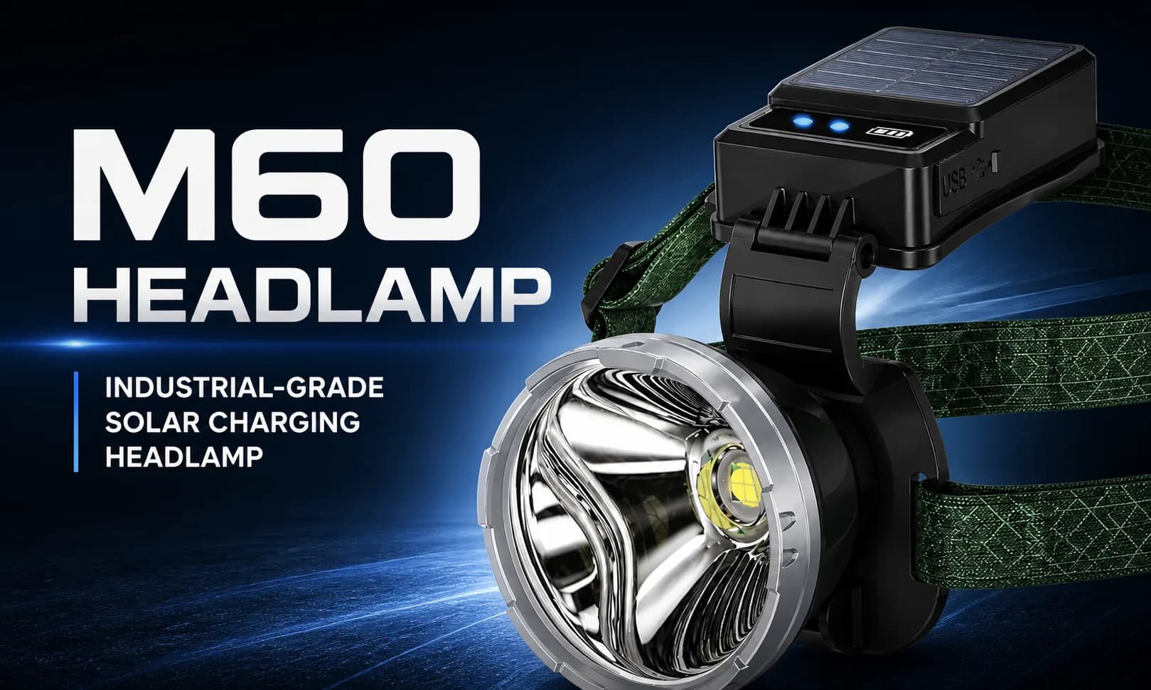 M60 headlamp overview poster