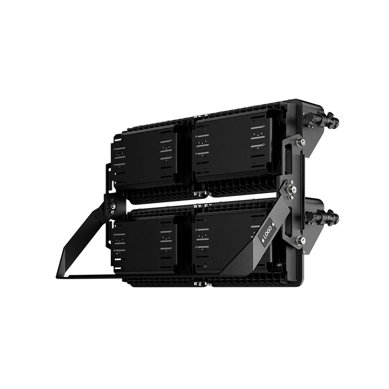 Rear view of modular LED high mast light
