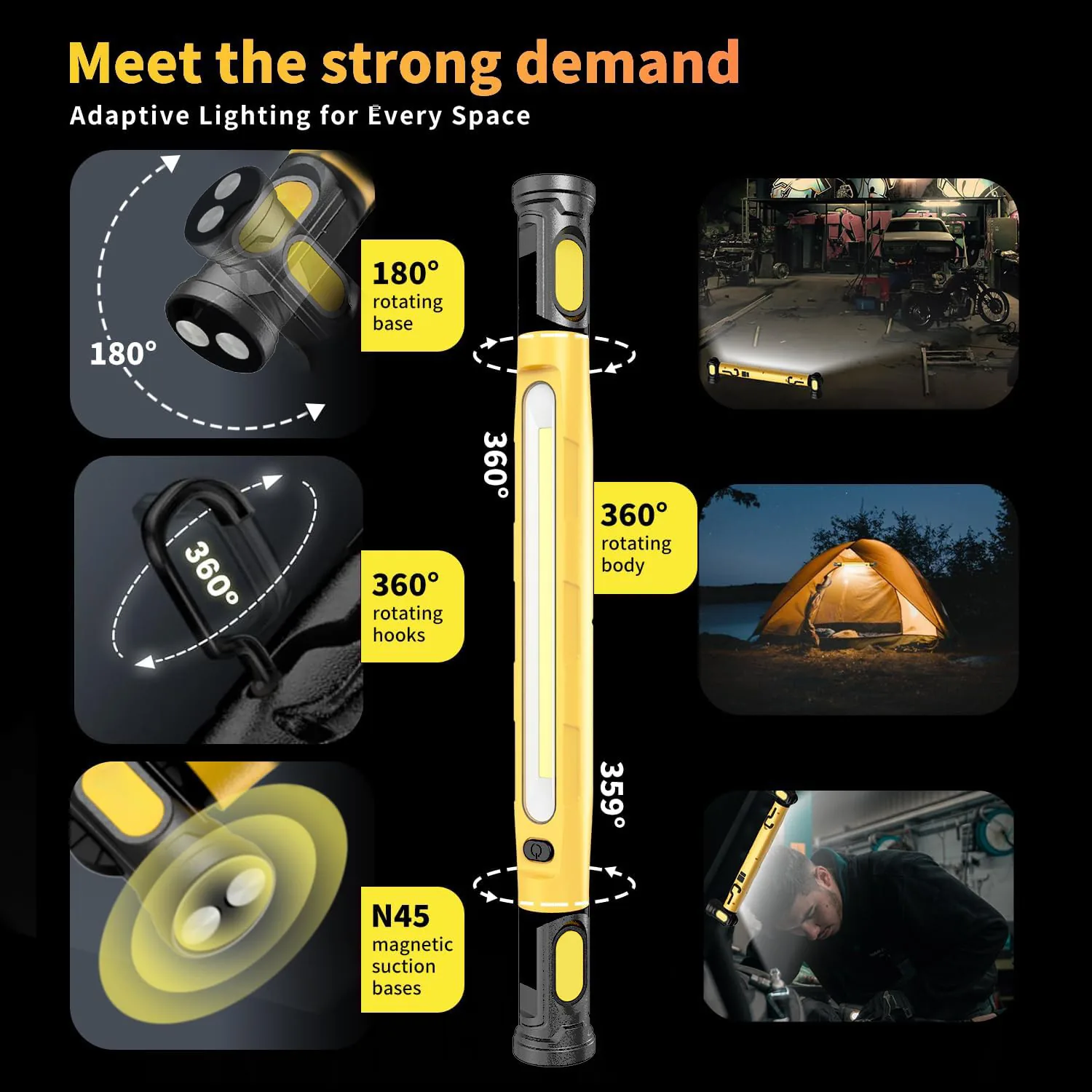 Adaptive lighting and placement board
