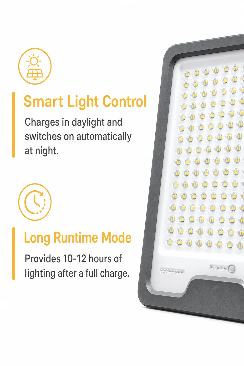 English function board for smart light control and long runtime mode