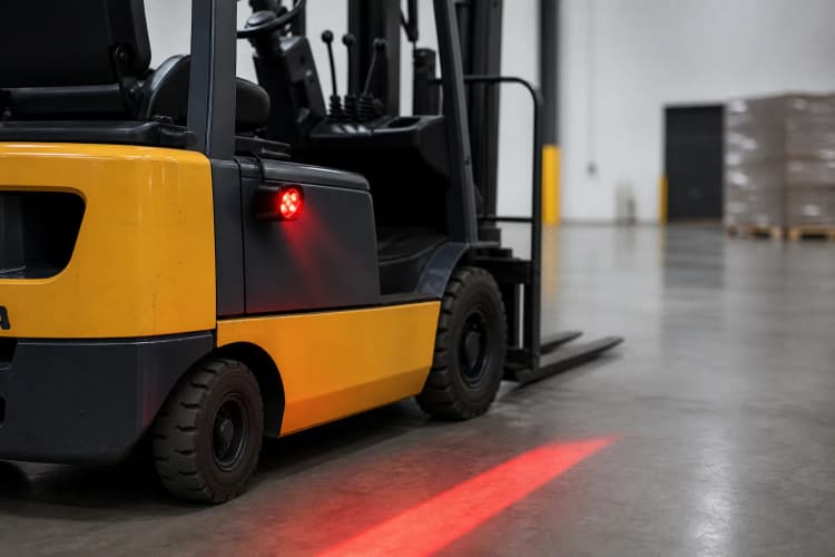 Forklift lights